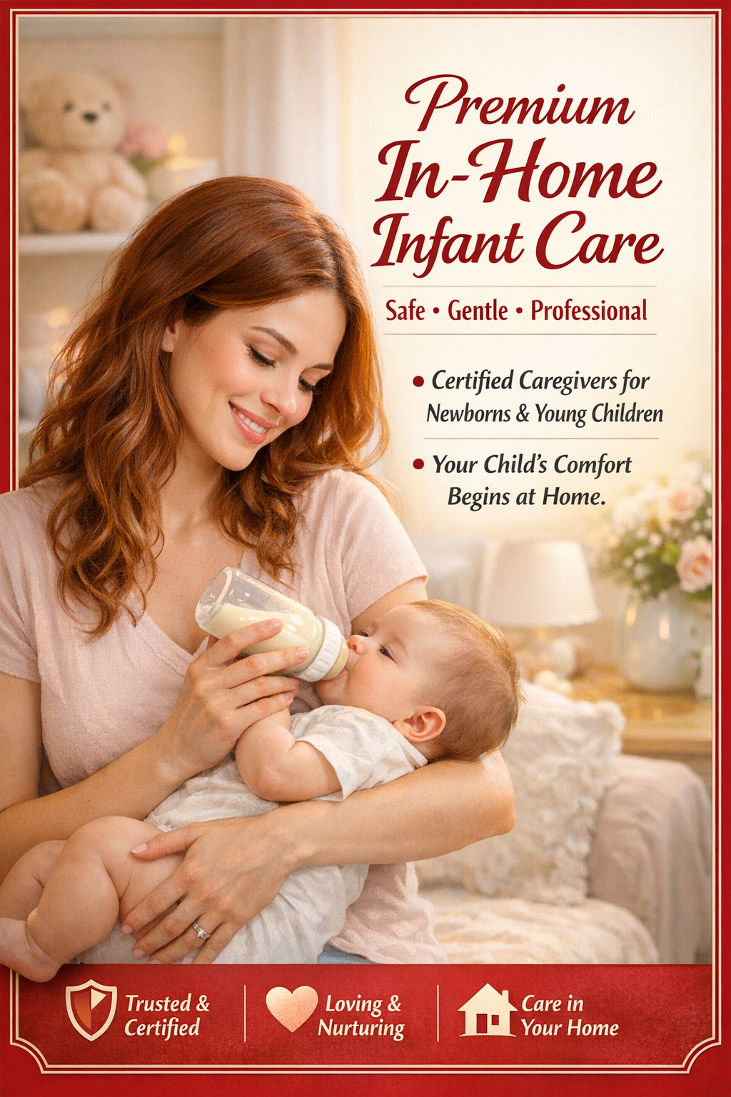 Premium In‑Home Infant Care & Babysitting Services